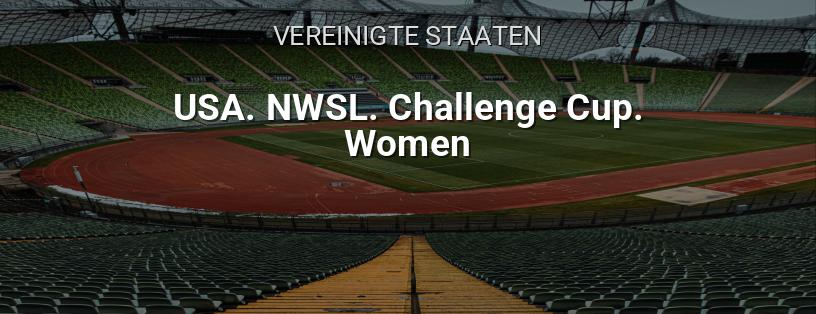 USA. NWSL. Challenge Cup. Frauen Logo