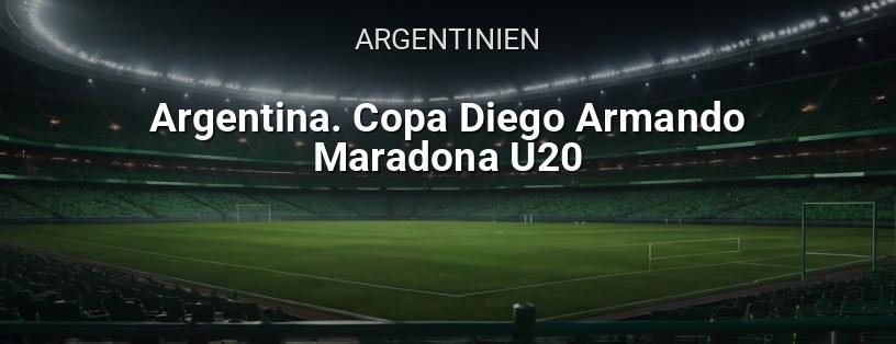 Argentinien. Copa de la Liga Profesional U20 Logo