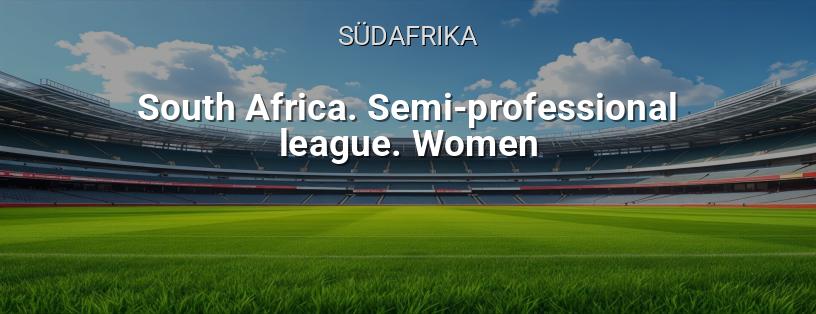 Südafrika Frauen-Halberprofi-Liga Logo