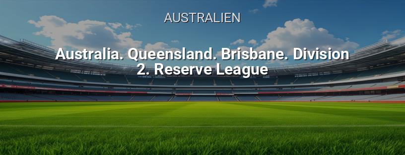 Australien-Meisterschaft. Queensland. Brisbane. 2. Division. (Reserven) Logo