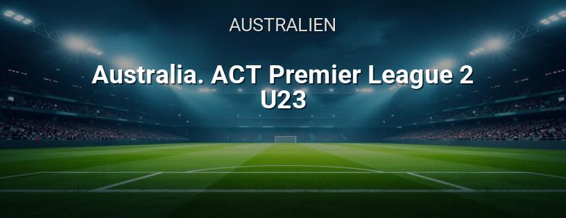 Australische Meisterschaft. Capital Premier League 2 U23 Logo