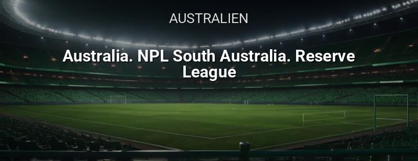 Australien-Meisterschaft. South Australia Premier League. Reserves Logo