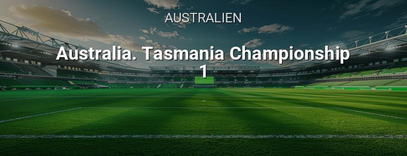 Australien-Meisterschaft. Tasmania Championship 1 Logo