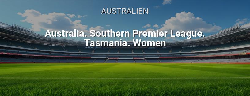 Australische Meisterschaft. Southern Premier League Tasmanien. Frauen Logo