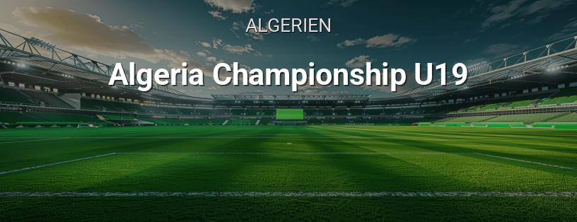 Algerien U19-Meisterschaft Logo