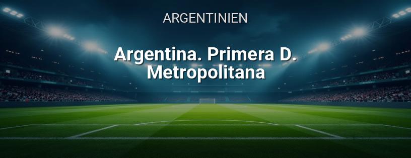 Argentinische Meisterschaft. Primera D Metropolitana Logo