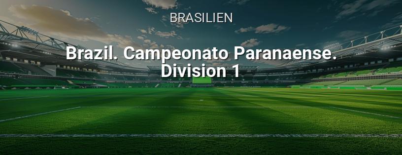 Brasilianische Meisterschaft. Paranaense Liga. Erste Division Logo