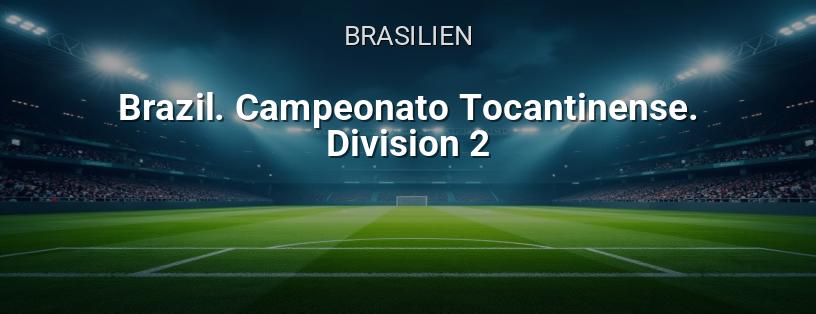 Brasilianische Meisterschaft. Tocantinense Liga. Zweite Division Logo
