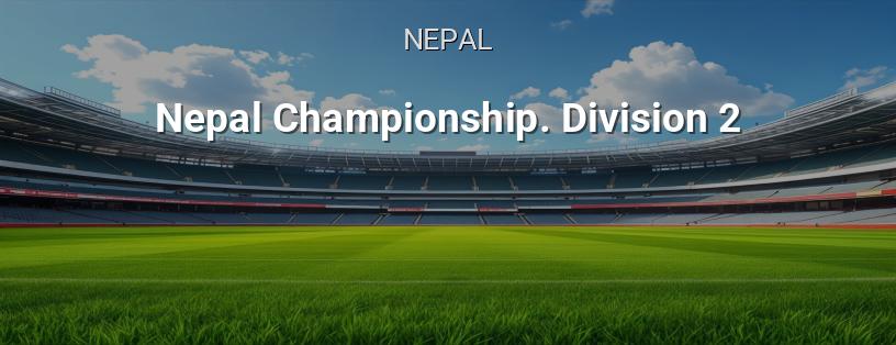 Nepal-Meisterschaft. Division 2 Logo