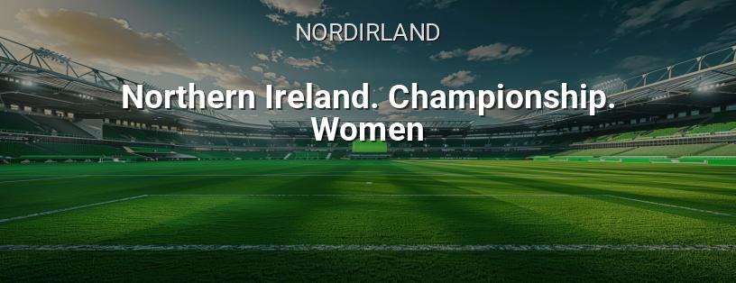 Nordirland Meisterschaft. Championship. Frauen Logo