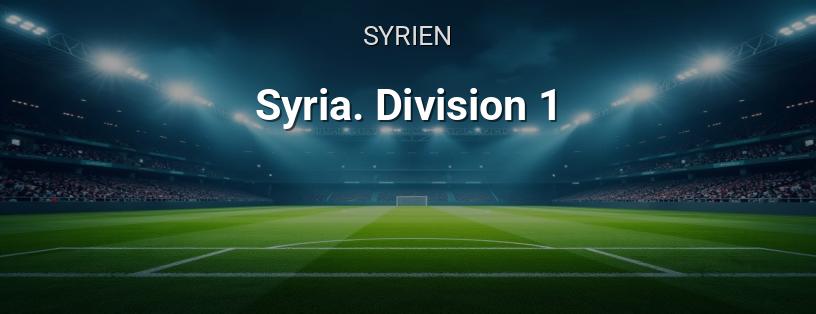 Syrien-Meisterschaft. Erste Division Logo