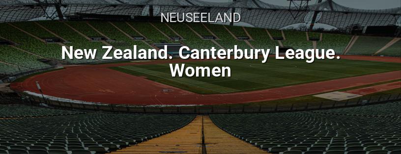 Neuseeland-Meisterschaft. Canterbury-Liga. Frauen Logo