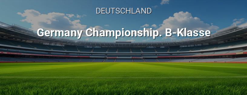 Deutsche Meisterschaft. B-Klasse Logo