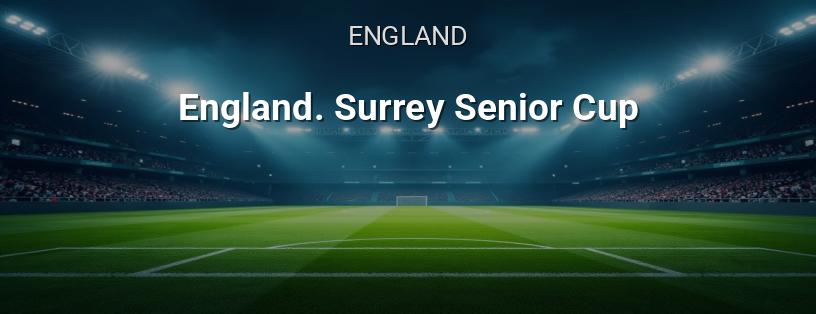 England. Surrey County Cup Logo