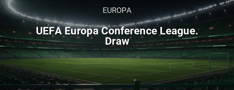 UEFA Conference League Losziehung Logo