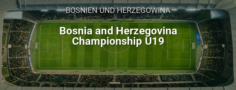 Bosnien und Herzegowina U19-Meisterschaft Logo