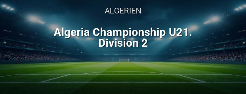Algerien U21-Meisterschaft. Division 2 Logo
