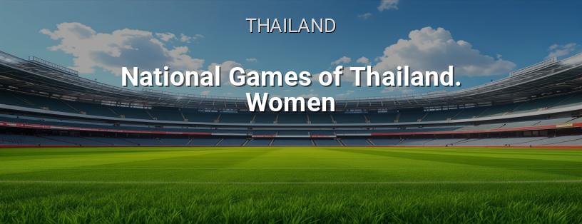 Nationale Spiele von Thailand. Frauen Logo