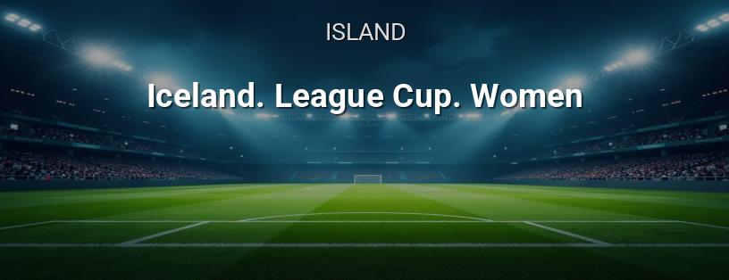 Island. Frauen-Ligapokal Logo