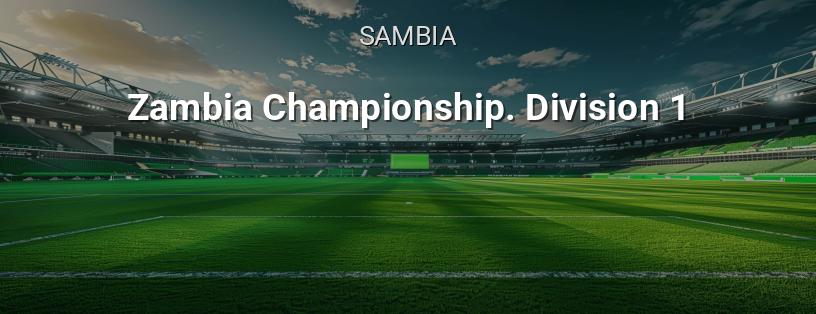Sambia-Meisterschaft. Division 1 Logo