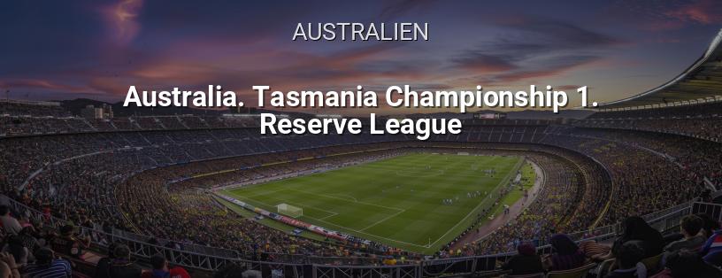 Australien-Meisterschaft. Tasmania Championship 1. Reserveliga Logo