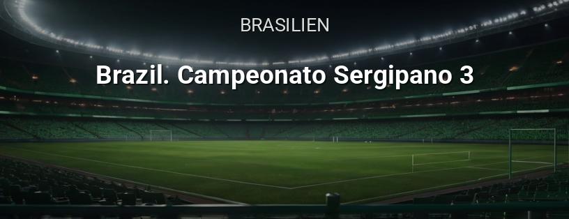 Brasilianische Meisterschaft. Sergipano Liga 3 Logo