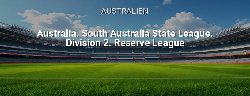 Australische Meisterschaft. South Australia Liga. Division 2. Reserveliga Logo
