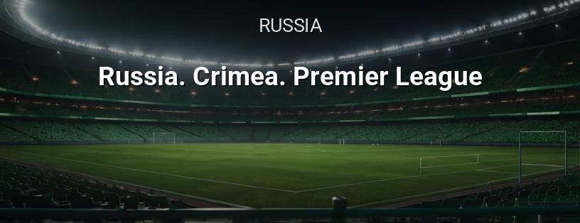 Russia. Crimea. Premier League logo