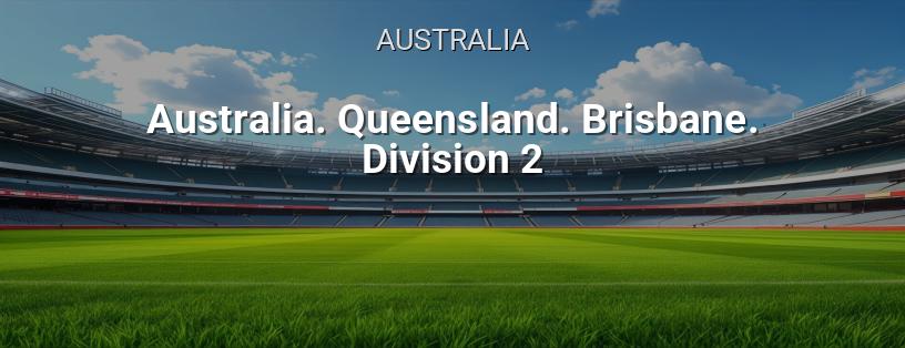 Australia Championship. Queensland. Brisbane. 2nd Division logo