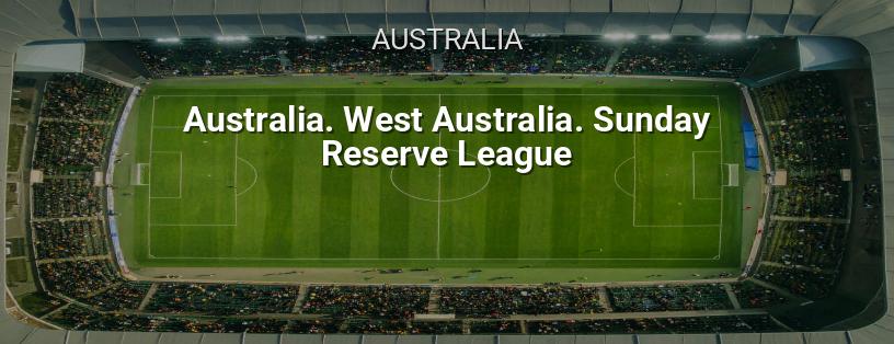Australia Championship. Western Australia League. Sunday Reserve League logo