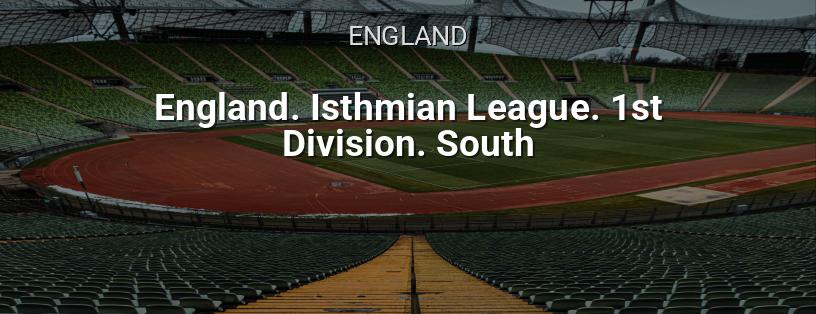 England Championship. Isthmian League. Premier Division South logo