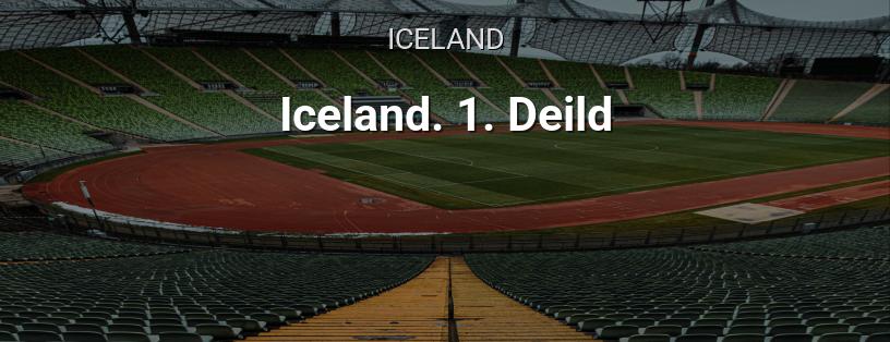 Icelandic Championship. First Division logo