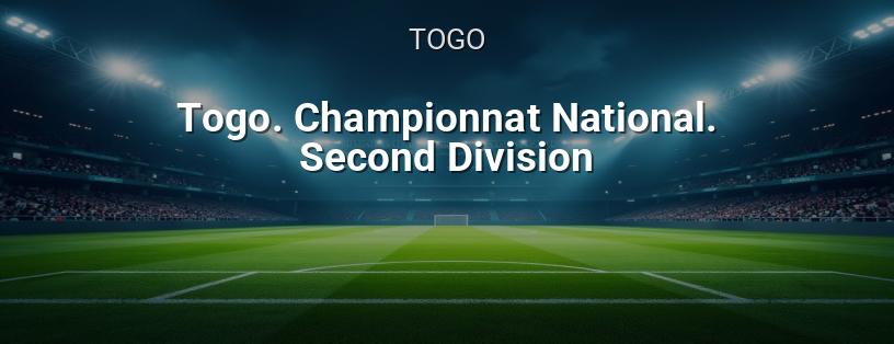 Togo Championship. Second Division logo