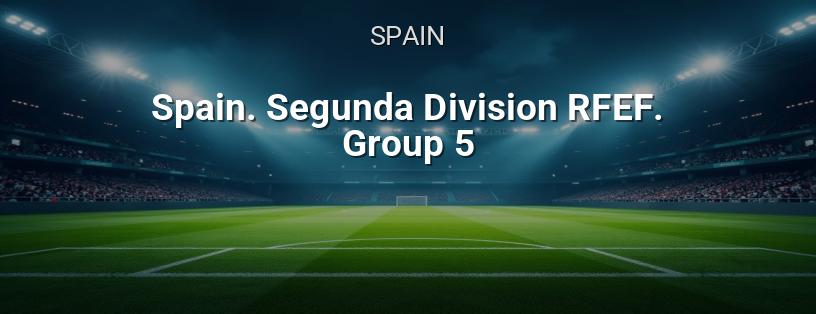 Spanish Championship. RFEF Second Division. Group 5 logo