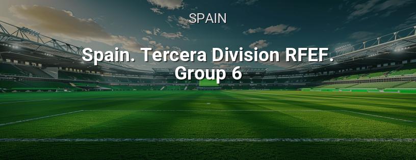 Spanish Championship. RFEF Third Division. Group 6 logo