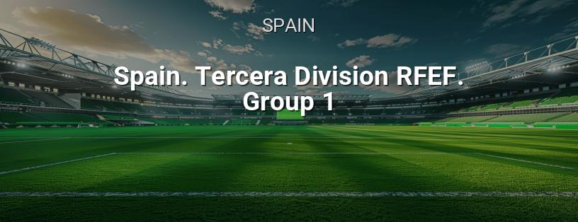 Spanish Championship. RFEF Third Division. Group 1 logo