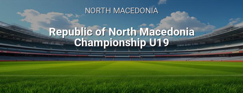 North Macedonia U19 Championship logo
