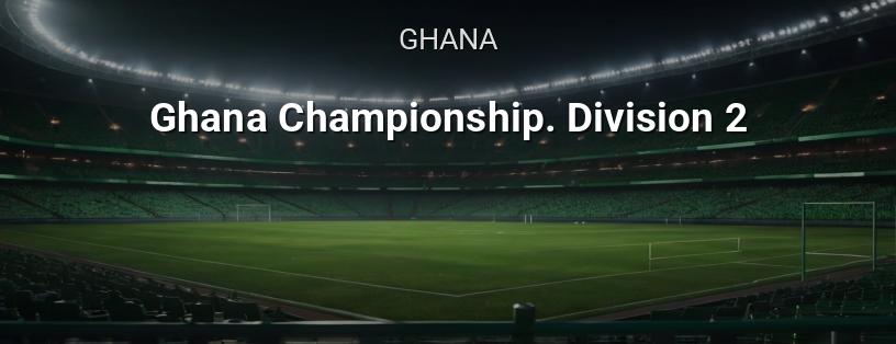 Ghana. 2nd Division logo