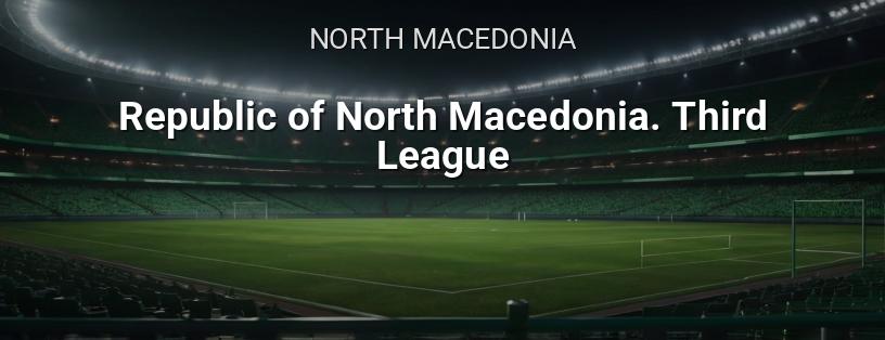 North Macedonia Championship. Third League logo