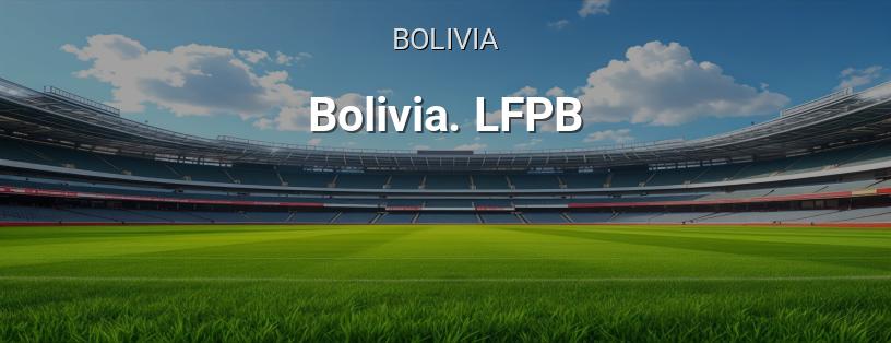 Bolivian Championship. LFPB League logo
