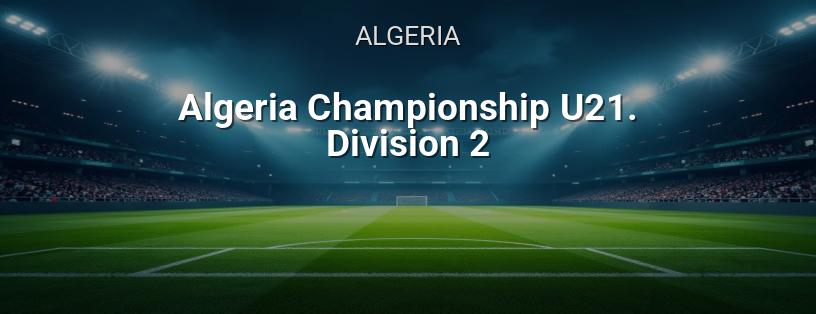 Algeria U21 Championship. Division 2 logo