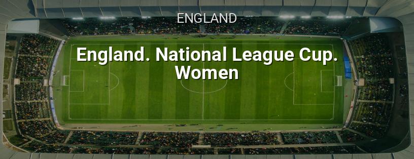 England. National League Cup. Women logo