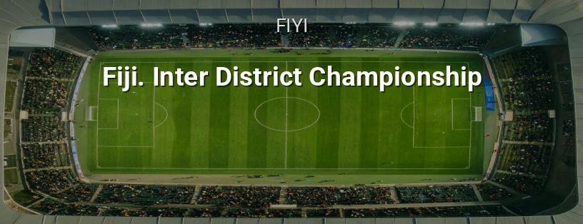 Fiyi. Campeonato Interdistrital logotipo