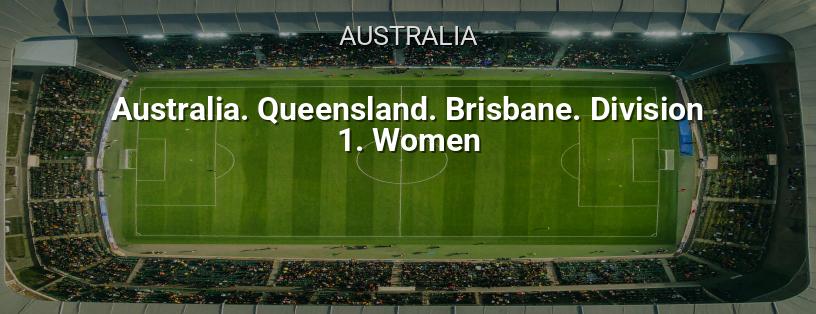 Campeonato de Australia. Queensland. Brisbane. 1ª División. Mujeres logotipo