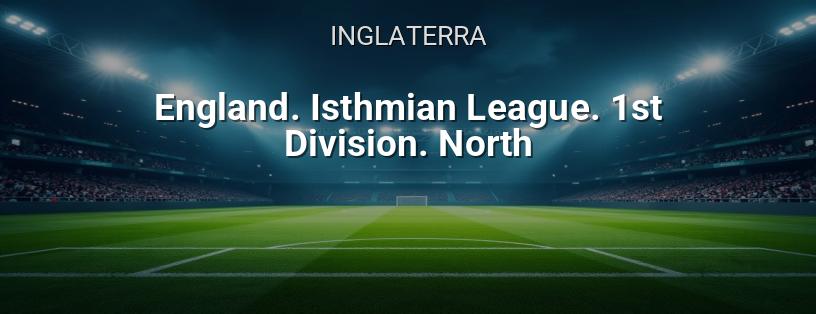 Campeonato de Inglaterra. Isthmian League. 1ª División. Norte logotipo
