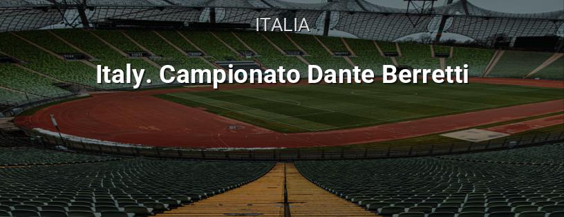 Campeonato de Italia. Dante Berretti logotipo