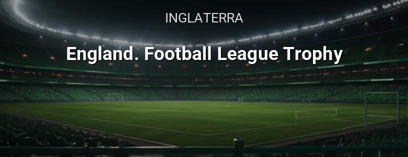 Inglaterra. Trofeo de la Football League logotipo