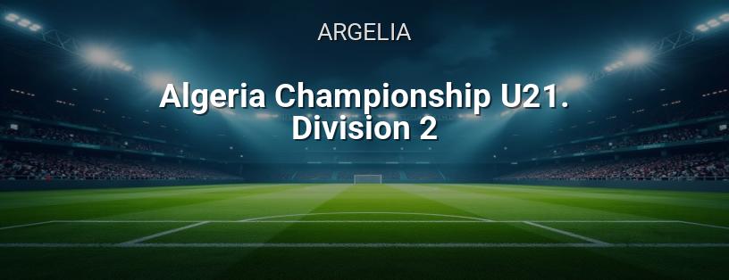 Campeonato de Argelia Sub-21. División 2 logotipo
