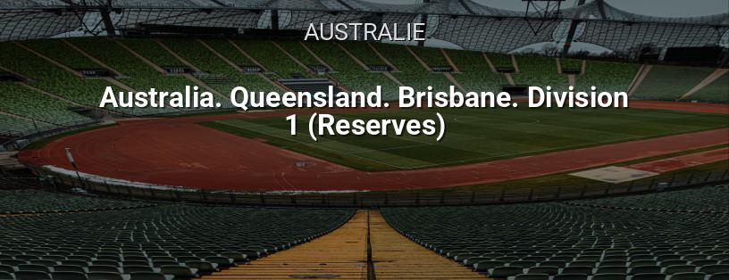 Championnat d'Australie. Queensland. Brisbane. 1ère Division. (Réserves) logo