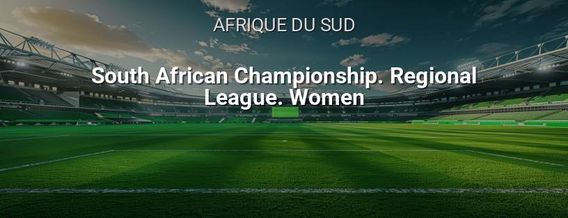 Championnat d'Afrique du Sud. Ligue Régionale. Femmes logo